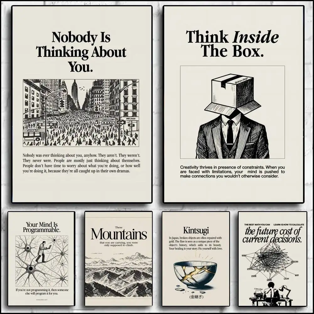 영감을 주는 격려 문구 캔버스 프린트 포스터 모던 미니 - Star Map Poster 리뷰 및 가격