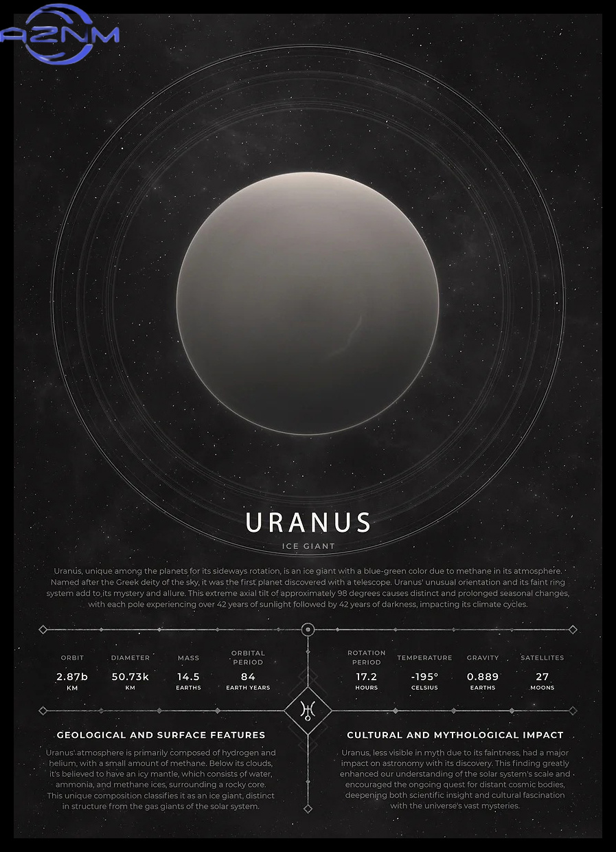 AZNM 빈티지 미적 공간 포스터 레트로 행성 정보 인 - Star Map Poster 리뷰 및 가격