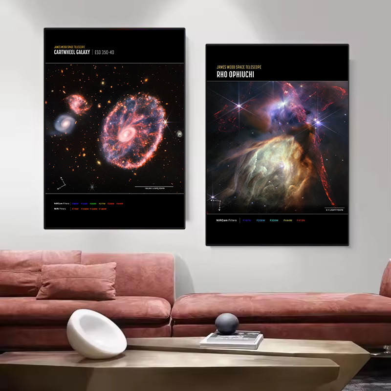 제임스 웹 망원경 우주 사진 우주 은하 게 성운 포스터 - Star Map Poster 리뷰 및 가격
